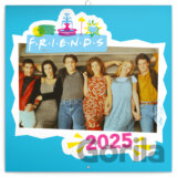 NOTIQUE Nástenný poznámkový kalendár Friends (Priatelia) 2025