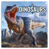NOTIQUE Nástenný poznámkový kalendár Dinosaurs 2025