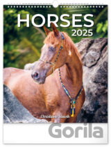 NOTIQUE Nástenný kalendár Horses (Kone) 2025
