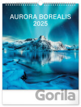 NOTIQUE Nástenný kalendár Aurora borealis (Polárna žiara) 2025