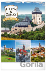 NOTIQUE Nástěnný kalendář Hrady a zámky 2025
