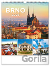 NOTIQUE Nástěnný kalendář Brno 2025