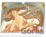NOTIQUE Stolový mesačný kalendár Alfons Mucha 2025