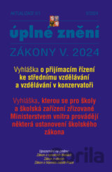 Aktualizace V/1 / 2024 - Vyhláška o přijímacím řízení ke vzdělávání