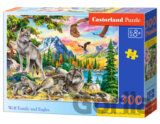 Wolf Family and Eagles