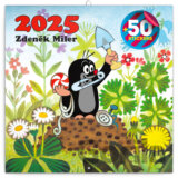 NOTIQUE Nástenný poznámkový kalendár Krtko 2025