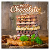 NOTIQUE Nástenný poznámkový kalendár Chocolate (Čokoláda) 2025