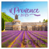 NOTIQUE Nástenný poznámkový kalendár Provence 2025