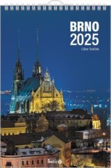 Kalendář 2025 Brno - nástěnný