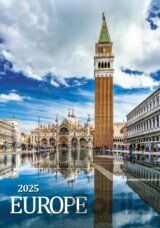 Nástenný kalendár Europe 2025