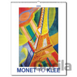 Nástenný kalendár Monet to Klee 2025