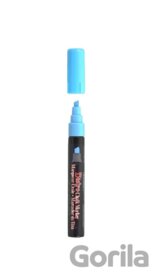 Marvy 483-f3 Křídový popisovač fluo modrý 2-6 mm