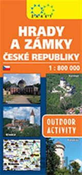 Hrady a zámky České republiky - 1:800 000