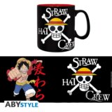 One Piece Keramický hrnček  - Luffy & Skull