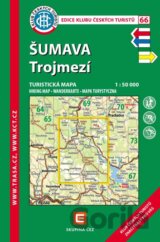 KČT 66 Šumava Trojmezí 1:50 000 Turistická mapa