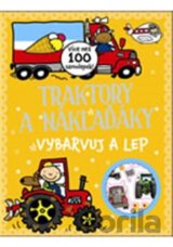 Traktory a náklaďáky - vybarvuj a lep