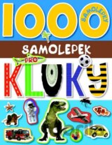 1000 samolepek pro kluky