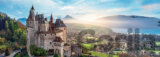 Panoramatické puzzle Hrad Menthon, Francie