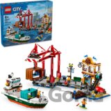 LEGO® City 60422 Prístav s nákladnou loďou