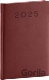 NOTIQUE Týždenný diár Aprint Neo 2025 - vínový