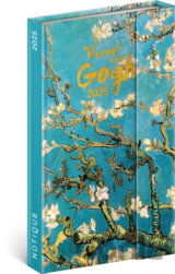 NOTIQUE Týždenný magnetický diár Vincent van Gogh 2025