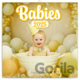 NOTIQUE Poznámkový kalendár Babies 2025 (západná verzia)