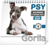 NOTIQUE Stolový kalendár Psy 2025