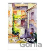 Nástěnný kalendář Aquarelle 2025