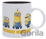 Keramický hrnček Minions: Nálada v piatok VS v pondelok