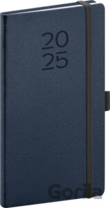 NOTIQUE Vreckový diár Vellum 2025 - modrý