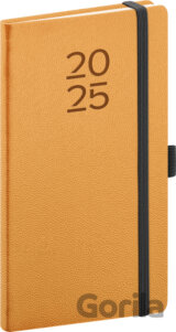 NOTIQUE Vreckový diár Vellum 2025 - oranžový
