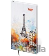 Diář 2025 Vario Lyra týdenní kapesní Paris