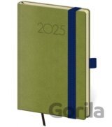Diář 2025 New Praga týdenní kapesní zelená