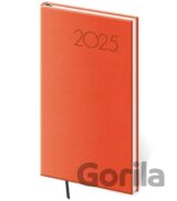 Diář 2025 Print Pop týdenní kapesní oranžová