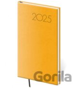 Diář 2025 Print Pop týdenní kapesní žlutá
