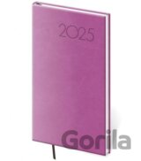 Diář 2025 Print Pop týdenní kapesní fialová