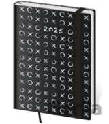 Diář 2025 Vario týdenní B6 Tic-Tac-Toe s gumičkou