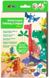 Vybarvi si origami - Dinosauři