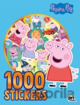 1000 samolepek v sešitu: Prasátko Peppa