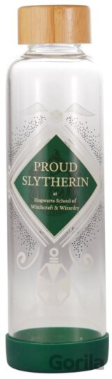 Sklenená fľaša na pitie Harry Potter: Hrdosť Slizolinu