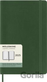 Moleskine – 12-mesačný plánovací zápisník (diár) 2025 - zelený