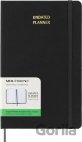 Moleskine – nedatovaný plánovací zápisník (diár) - čierny