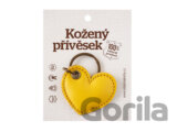 Klíčenka srdce žluté