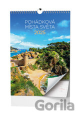 Pohádková místa světa 2025 - nástěnný kalendář