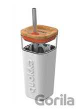 Quokka Skleněný cestovní hrnek s brčkem Liquid Cube: Graffiti 540ml