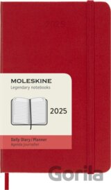 Moleskine – 12-mesačný denný diár 2025 - červený