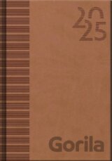 Diář 2025 Vivella Brown, týdenní A5