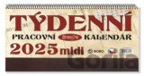 Pracovní kalendář 2025 Retro Midi - stolní kalendář