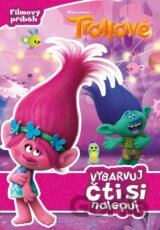 Trollové: Vybarvuj, čti si, nalepuj