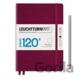 Leuchtturm1917 Zápisník 120G Port Red A5 čistý